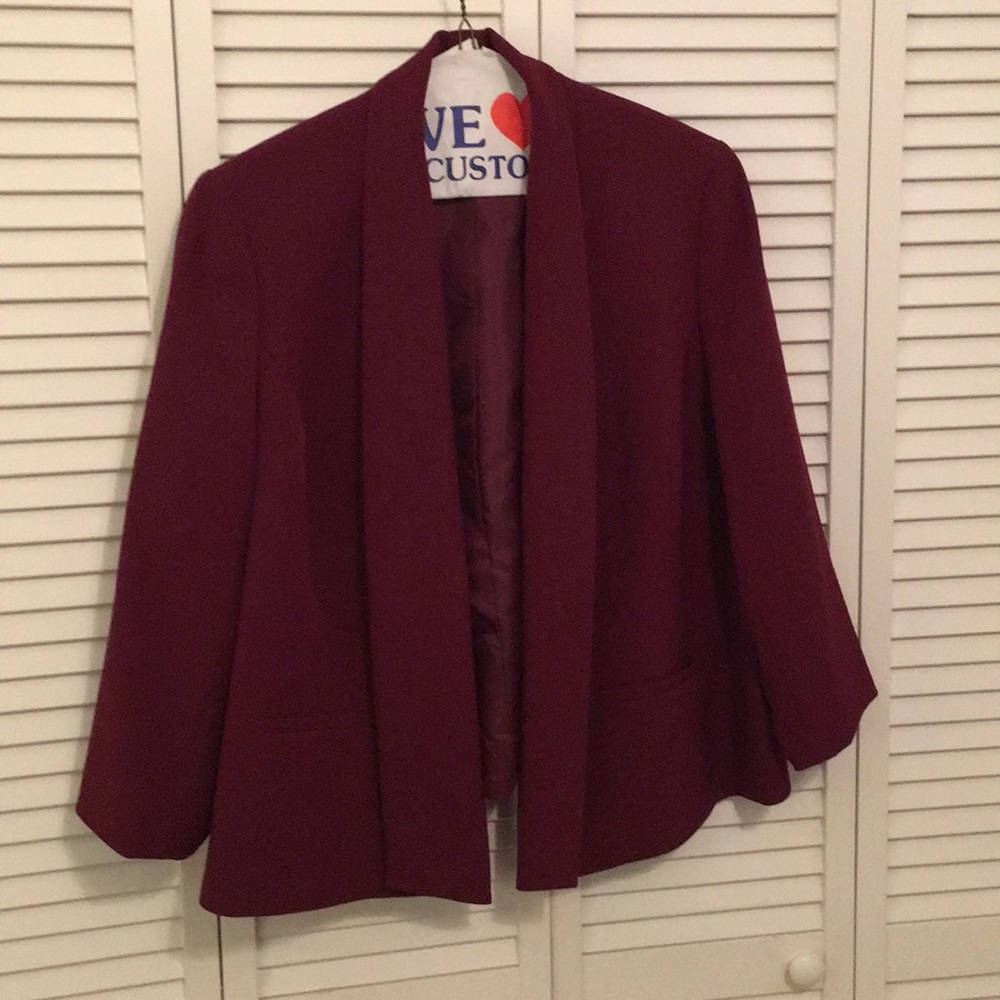 Burgundy Jacket